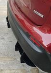 DIFFUSEUR ARRIERE (RAJOUT CENTRAL EN 2 PARTIES) NISSAN QASHQAI J11 STANDARD PHASE 2 "DTM LOOK" (2016/2019)