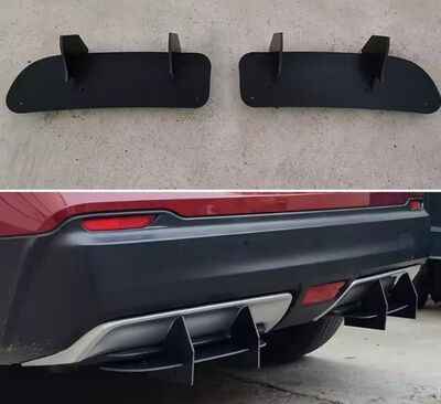 DIFFUSEUR ARRIERE (RAJOUT CENTRAL EN 2 PARTIES) NISSAN QASHQAI J11 STANDARD PHASE 2 "DTM LOOK" (2016/2019)