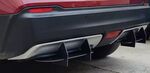 DIFFUSEUR ARRIERE (RAJOUT CENTRAL EN 2 PARTIES) NISSAN QASHQAI J11 STANDARD PHASE 2 "DTM LOOK" (2016/2019)