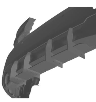 DIFFUSEUR ARRIERE (RAJOUT CENTRAL) BMW SERIE 1 F40 STANDARD CNC "DTM LOOK" (2019/2024)