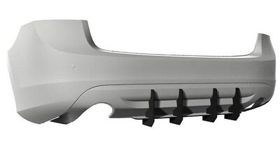 DIFFUSEUR ARRIERE (RAJOUT CENTRAL) VOLVO S60 STANDARD CNC "DTM LOOK" (2011/2014)