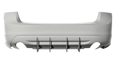 DIFFUSEUR ARRIERE (RAJOUT CENTRAL) VOLVO S60 STANDARD CNC "DTM LOOK" (2011/2014)