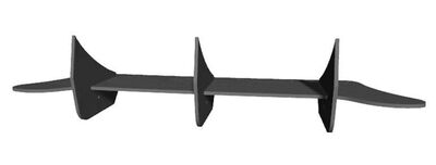 DIFFUSEUR DE PARE CHOC ARRIERE (RAJOUT CENTRAL) CITROEN DS5 CNC "DTM LOOK" (2011/2018)