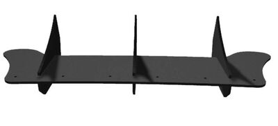 DIFFUSEUR DE PARE CHOC ARRIERE (RAJOUT CENTRAL) CITROEN DS5 CNC "DTM LOOK" (2011/2018)