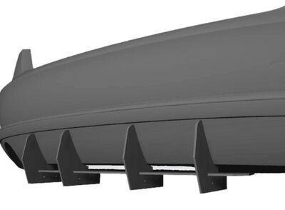 DIFFUSEUR ARRIERE (RAJOUT CENTRAL) AUDI A8 D4 STANDARD CNC "DTM LOOK" (2009/2013)