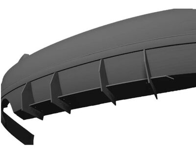 DIFFUSEUR ARRIERE (RAJOUT CENTRAL) AUDI A8 D4 STANDARD CNC "DTM LOOK" (2009/2013)