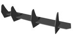 DIFFUSEUR ARRIERE (RAJOUT CENTRAL) AUDI A8 D4 STANDARD CNC "DTM LOOK" (2009/2013)