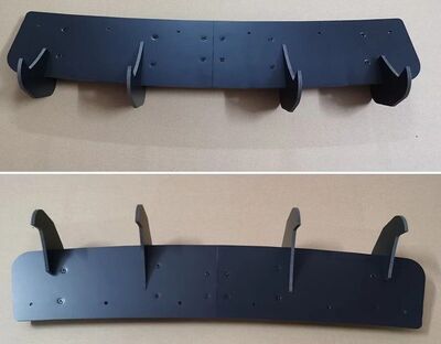 RAJOUTS DE DIFFUSEUR ARRIERE HYUNDAI I20 II STANDARD PHASE 2 CNC "DTM LOOK" (2015/2018)