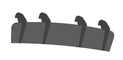 RAJOUTS DE DIFFUSEUR ARRIERE HYUNDAI I20 II STANDARD PHASE 2 CNC "DTM LOOK" (2015/2018)