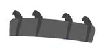 RAJOUTS DE DIFFUSEUR ARRIERE HYUNDAI I20 II STANDARD PHASE 2 CNC "DTM LOOK" (2015/2018)