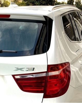 MONTANTS DE CUSTODES ARRIERES GLOSS BLACK BMW X3 F25 (2010/2017)