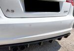 DIFFUSEUR ARRIERE AUDI A3 8P 3 PORTES OU 8PA SPORTBACK FACELIFT STANDARD "DTM LOOK" PIANO BLACK FINISH MTD (2008/2012)