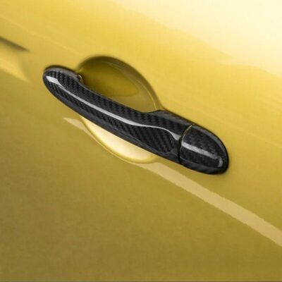 ENJOLIVEURS DE POIGNEES DE PORTES ABS CARBONE LOOK ALPINE A110 (2017+)