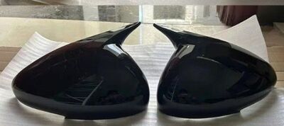 COQUES DE RETRO PIANO BLACK OU CARBONE LOOK CITROEN DS5 "HORN SHAPE" (2011/2018)
