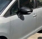 COQUES DE RETRO PIANO BLACK OU CARBONE LOOK CITROEN DS5 "HORN SHAPE" (2011/2018)