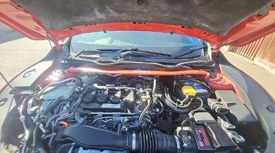 BARRE ANTI RAPPROCHEMENT AVANT SUPERIEURE ALU HONDA CIVIC X HATCHBACK OU CIVIC XI HATCHBACK (2017/2023)