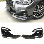 enjoliveurs d'entrees d'air laterales de pare choc avant INFINITI Q50 Sport PHASE 2 (04-2017/2021))