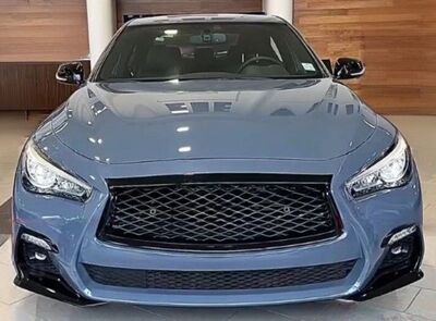 enjoliveurs d'entrees d'air laterales de pare choc avant INFINITI Q50 Sport PHASE 2 (04-2017/2021))