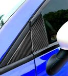 MONTANTS DE PORTES EN CARBONE FIAT 500 (2008/2023)