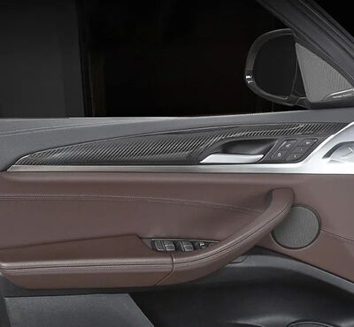 KIT DE REVETEMENT INTERIEUR 6 PIECES EN CARBONE BMW X3 G01 OU BMW X4 G02 PHASE 1 (2018/2022)
