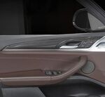 KIT DE REVETEMENT INTERIEUR 6 PIECES EN CARBONE BMW X3 G01 OU BMW X4 G02 PHASE 1 (2018/2022)