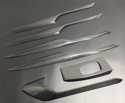 KIT DE REVETEMENT INTERIEUR 6 PIECES EN CARBONE BMW X3 G01 OU BMW X4 G02 PHASE 1 (2018/2022)
