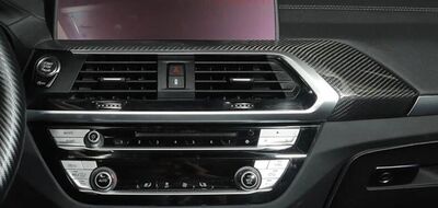 KIT DE REVETEMENT INTERIEUR 6 PIECES EN CARBONE BMW X3 G01 OU BMW X4 G02 PHASE 1 (2018/2022)