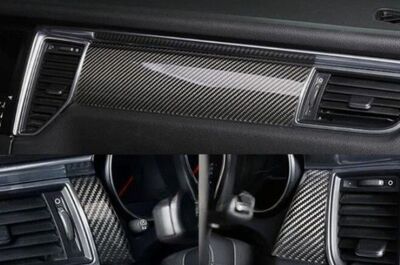 KIT DE REVETEMENT DE TABLEAU DE BORD CARBONE (3 PIECES) PORSCHE MACAN (2014/2021)
