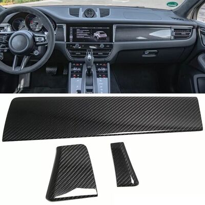 KIT DE REVETEMENT DE TABLEAU DE BORD CARBONE (3 PIECES) PORSCHE MACAN (2014/2021)