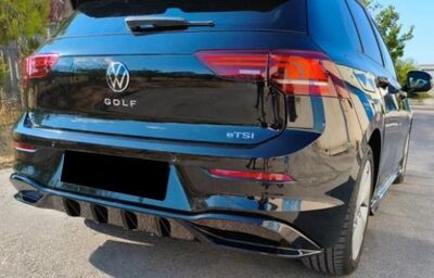 DIFFUSEUR DE PARE CHOC ARRIERE VW GOLF VIII STANDARD "MTD DESIGN" (2020+)