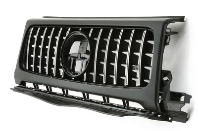 CALANDRE ET ENTOURAGES D'OPTIQUES AVANT MERCEDES CLASSE G W465 LOOK PANAMERICANA GTR (04-2024+)