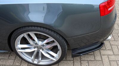 SPLITTERS DE PARE CHOC ARRIERE AUDI S5 B8 COUPE/CABRIOLET PHASE 1 "CUPWINGS" (200710-/2011)