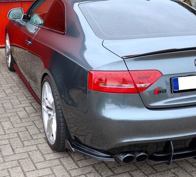 SPLITTERS DE PARE CHOC ARRIERE AUDI S5 B8 COUPE/CABRIOLET PHASE 1 "CUPWINGS" (200710-/2011)