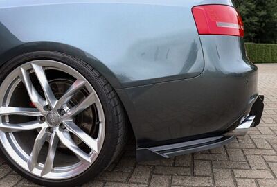 SPLITTERS DE PARE CHOC ARRIERE AUDI S5 B8 COUPE/CABRIOLET PHASE 1 "CUPWINGS" (200710-/2011)
