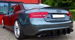 DIFFUSEUR DE PARE CHOC ARRIÈRE (RAJOUT CENTRAL) AUDI S5 B8 PHASE 1 (2007/10-2011)