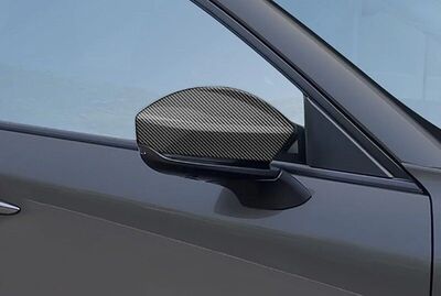 JEU DE COQUES DE RETROS CHROMES,NOIR BRILLANT OU CARBONE LOOK MAZDA CX-60 (2022+)
