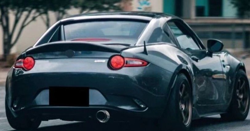 Becquet de Coffre Arrière pour MX-5 Miata ND 2016 – 2022, Améliore la stabilité de Conduite et Ajoute Un Look Sportif, Design Léger (Carbon Fiber