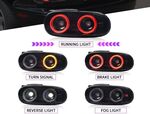 FEUX A LEDS MAZDA MX5 NA SMOKE EDITION AVEC CLIGNOTANTS DTS -DYNAMIC TURN SIGNAL - (1989/1997)