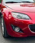 PAUPIERES DE PHARES MAZDA MX5 NC PHASE 2 PIANO BLACK OU CARBONE LOOK (2009/2014)