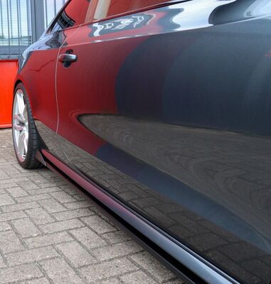 JEU DE BAS DE CAISSE (RAJOUTS EN ABS) AUDI S5 B8 "ING LINE" CUPWINGS (2008/2015)