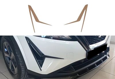 SPLITTERS "WAVES" DE PARE CHOC AVANT NISSAN QASHQAI J12 MTD DESIGN (2021+)