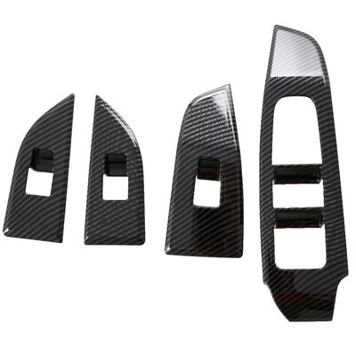 ENJOLIVEURS DE CONTOURS DE LEVE VITRES CARBONE LOOK NISSAN QASHQAI J12 (2021+)