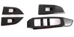 ENJOLIVEURS DE CONTOURS DE LEVE VITRES CARBONE LOOK NISSAN QASHQAI J12 (2021+)