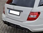 RAJOUT DE DIFFUSEUR ARRIERE EN ABS POUR MERCEDES CLASSE C W204/S204 AMG LINE PHASE 2 "ING LINE" (2011/2015)