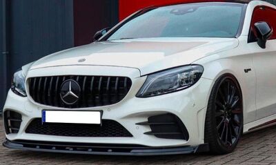 LAME DE PARE CHOC AVANT MERCEDES CLASSE C W205 (BERLINE,BREAK ESTATE OU COUPE) VERSION C43 AMG "ING LINE" "CUPWINGS" (04-2018/2021)