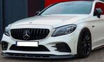 LAME DE PARE CHOC AVANT MERCEDES CLASSE C W205 (BERLINE,BREAK ESTATE OU COUPE) VERSION C43 AMG "ING LINE" "CUPWINGS" (04-2018/2021)