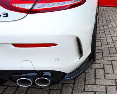 SPLITTERS LATÉRAUX DE PARE CHOC ARRIÈRE MERCEDES CLASSE C W205 COUPE/CABRIOLET C43 AMG  "ING LINE" (2018/2022)