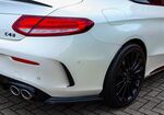 SPLITTERS LATÉRAUX DE PARE CHOC ARRIÈRE MERCEDES CLASSE C W205 COUPE/CABRIOLET C43 AMG  "ING LINE" (2018/2022)