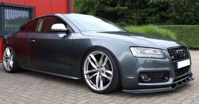 LAME DE PARE CHOC AVANT EN ABS AUDI A5 8T S LINE PHASE 1 "ING LINE"  (2007/10-2011)