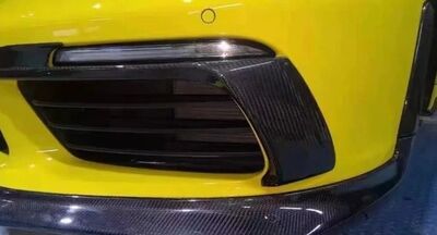 SPLITTERS FRONTAUX DE PARE CHOC AVANT PORSCHE BOXSTER 718 OU CAYMAN 718 PHASE 1 (2016/2020)